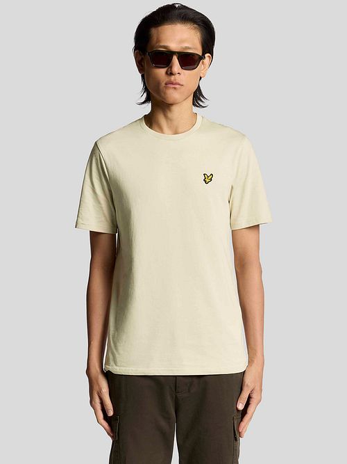 Lyle and Scott T-shirt Grågrøn Model / Voorkant