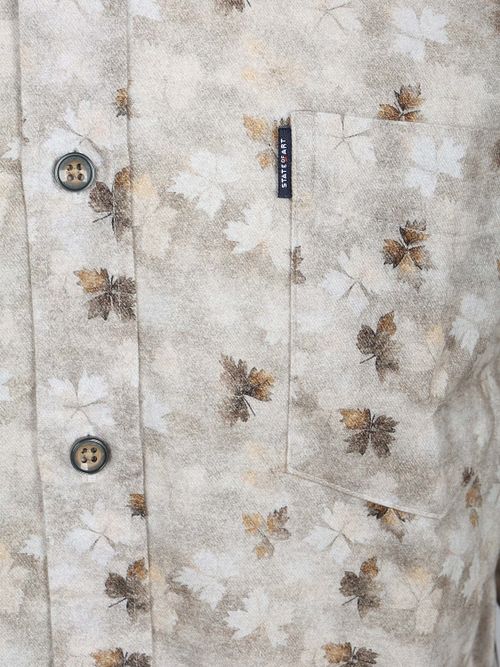 State Of Art Hemd mit Blumenprint Grau Product / Detail