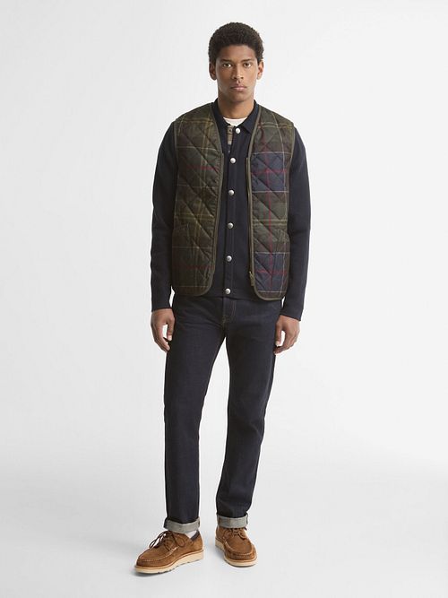 Barbour Icons Zip-In Quilted Liner Classic Tartan