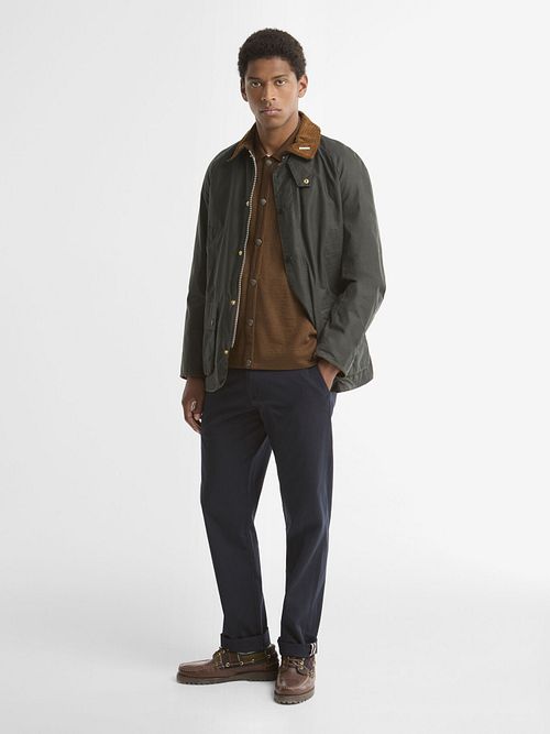 Barbour Ashby Wax Jacket Sage