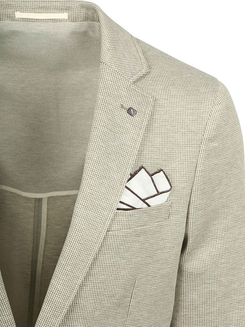 Suitable Sports Jacket Fame Houndstooth Olive Product / Detail