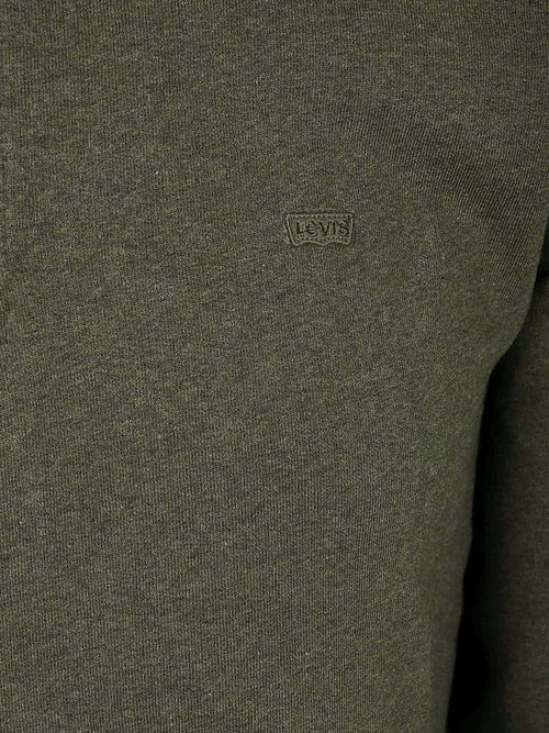 Levi's Sweat Half Zip Olive