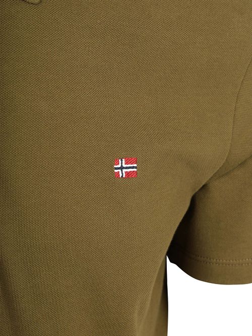 Napapijri Ealis Polo Shirt Olive Green