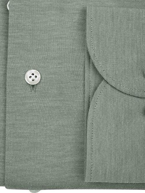 Profuomo Japanese Knitted Shirt Melange Green