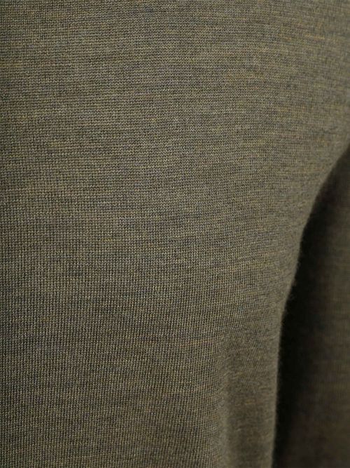 Profuomo Pullover Merino Wool Olive