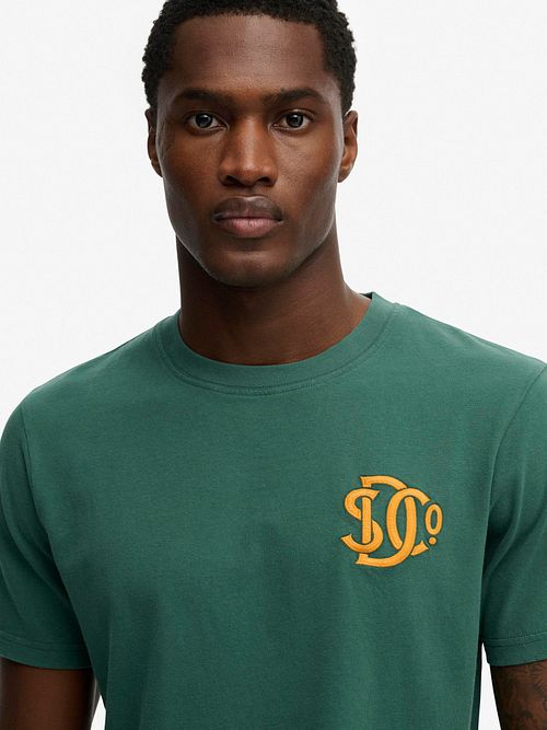 Superdry Neon Relaxed T-Shirt Green Model / Detail