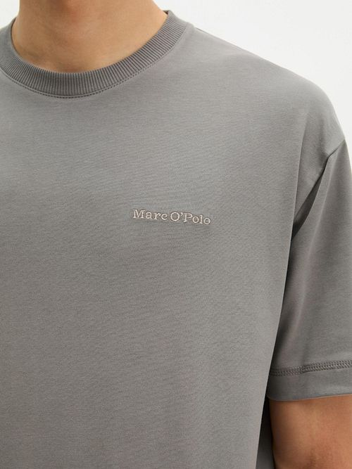 Marc O'Polo T-Shirt Heavy Graphite Dust Model / Detail