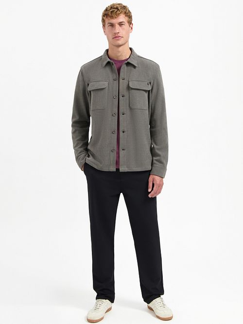 Overshirt No Excess grigia Model / Voorkant