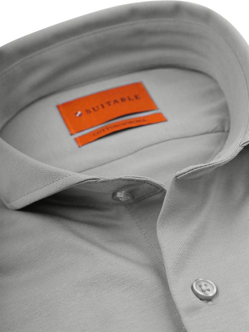 Suitable Sorona Camisa Elegante Mid Grey Product / Detail