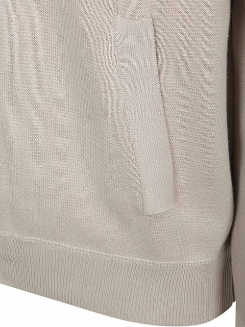 Marc O'Polo Cardigan Zip Grey Silk