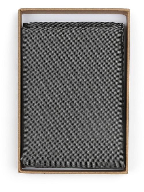 Suitable Pochette de Costume Soie Anthracite Verpakking