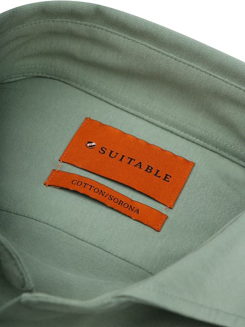 Suitable Shortsleeve Sorona Hemd Groen