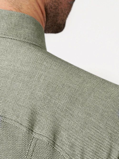 Desoto Hemd Oxford Optics Groen Model / Detail