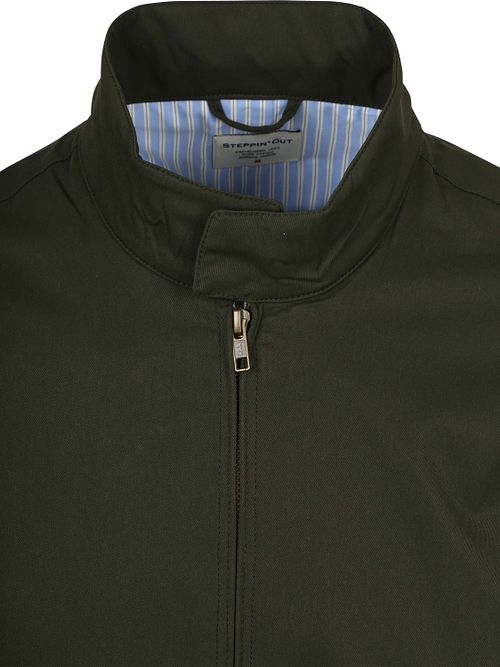 Steppin' Out Turbo Twill Jacket Donkergroen Product / Detail