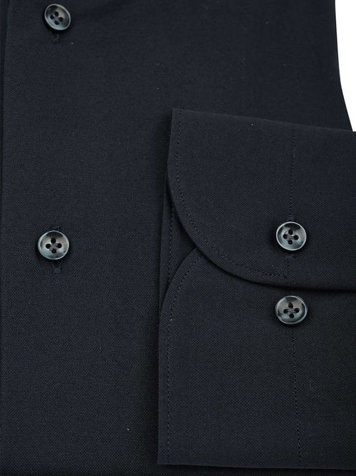 Profuomo Japanese Knitted Overhemd Navy Product / Detail