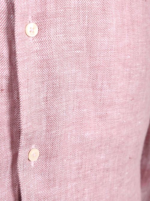 Suitable Overhemd Linnen Roze Product / Detail