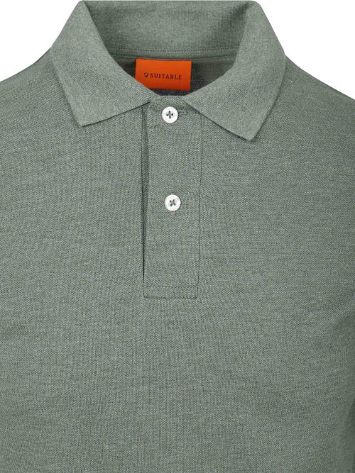 Suitable Poloshirt MEL Pique Groen Product / Detail