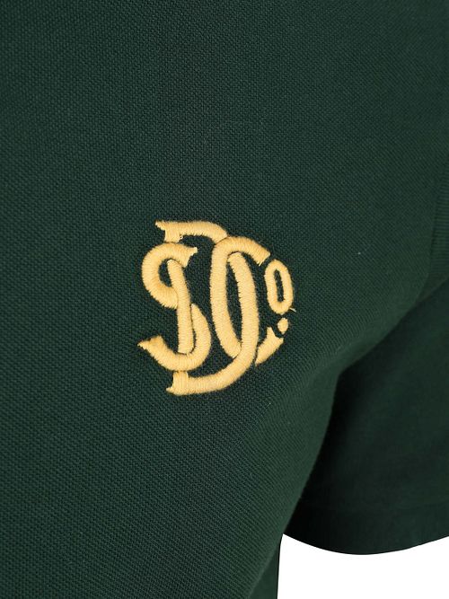 Superdry Polo Piqué Monogram Donkergroen Product / Detail