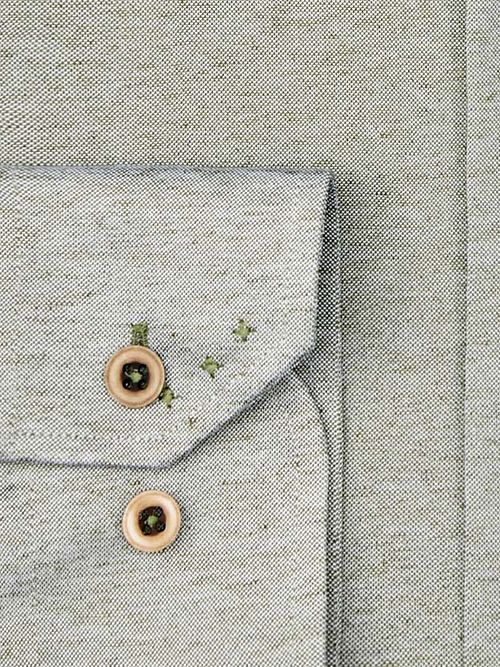 R2 Skjorte i Linskjær Groen Product / Detail