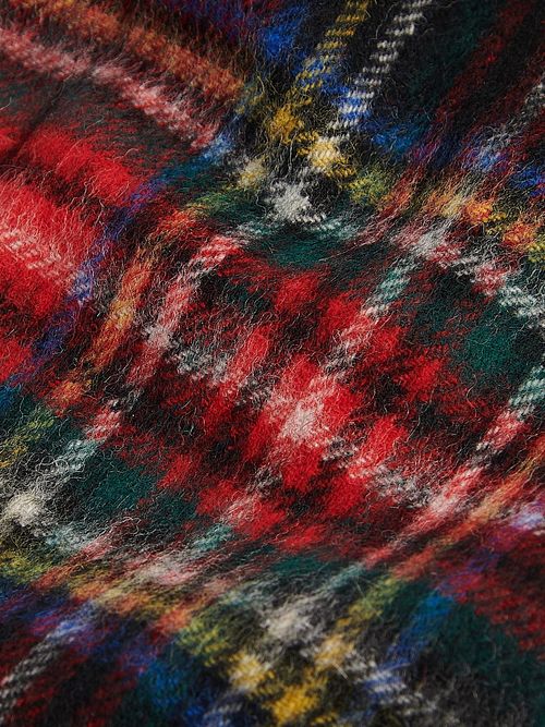 Barbour Tørklæde Stewart Lamuld Rød Product / Detail