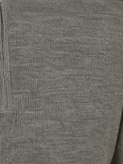 Profuomo Half Zip Pullover Merinowol Groen Product / Detail