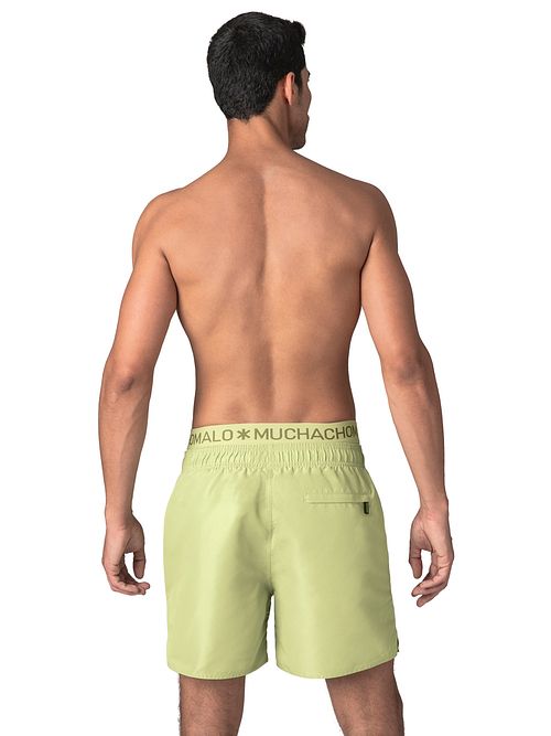 Muchachomalo Solid Zwembroek Groen Model / Achterkant