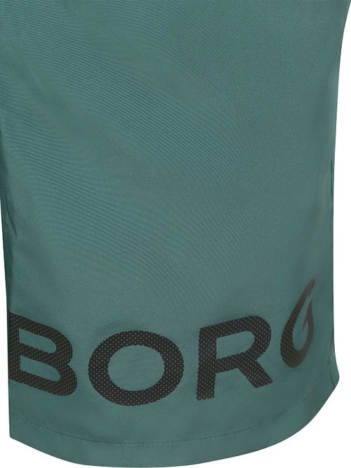 Björn Borg badbyxor med dunkelgrön logo Product / Detail