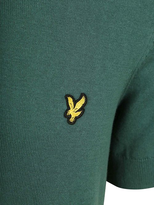 Lyle & Scott Stickad Piké Grön Product / Detail