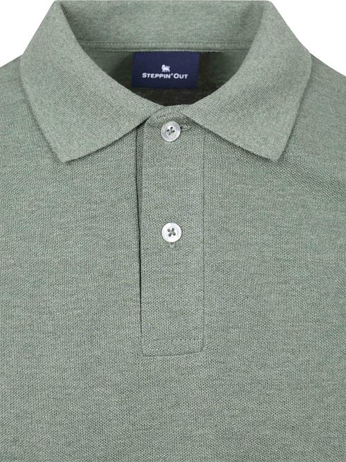 Steppin' Out Långärmad Piké Polo Classic Grön Product / Detail