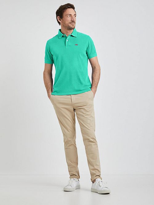 McGregor Pikétröja Mellangrön Model / Voorkant