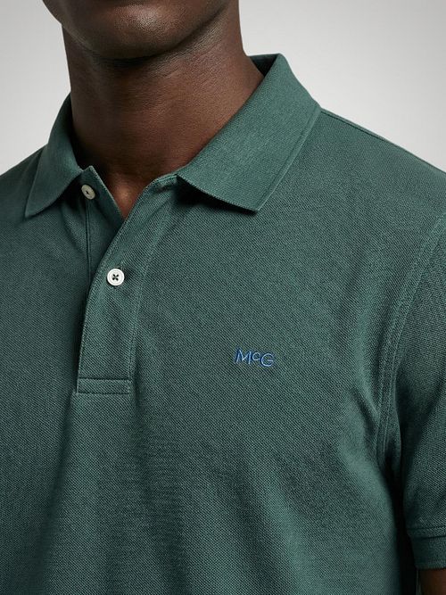 McGregor Piké Polo Mörkgrön Model / Detail