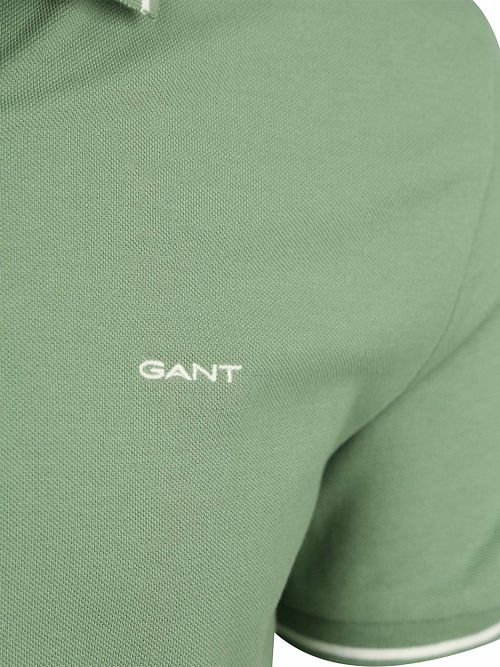 Gant Tipping Pique Polotröja Grön Product / Detail