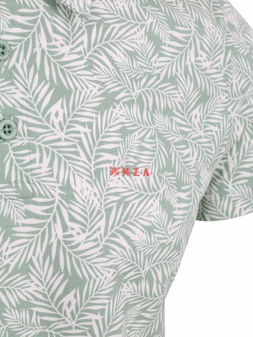 NZA Polo Albery Mist Grön Product / Detail