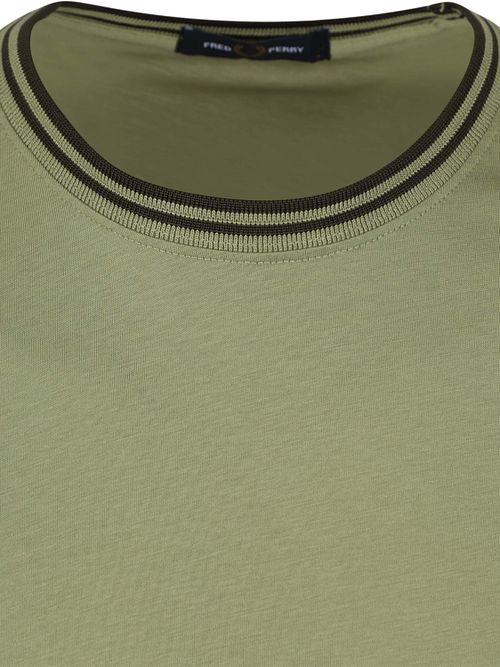 Fred Perry M1588 Twin Tipped T-shirt Grön Product / Detail