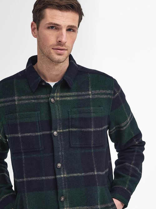 Barbour Overskjorta Ruit Greenloch Tartan Model / Voorkant
