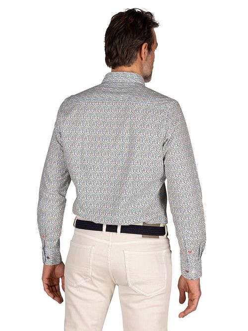 NZA Skjorte Kayson Print Multifarge Model / Achterkant