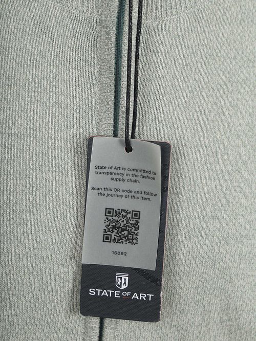 State of Art Vest Melange Lysegrønn Product / Detail