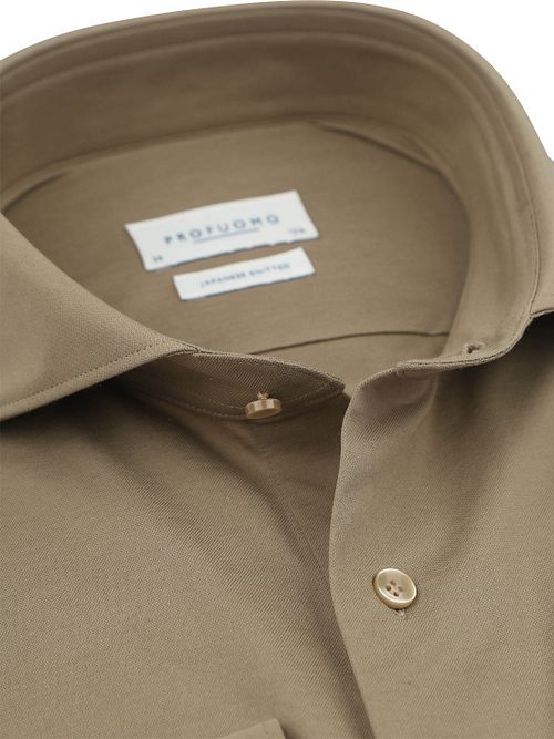 Profuomo Japanese Knitted Hemd Grün Product / Detail