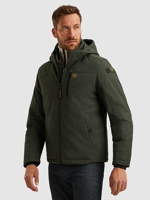 PME Legend Jacke Strator Icon Dunkelgrün Model / Voorkant