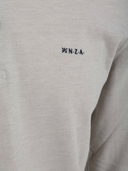 NZA Longsleeve Polo Hamton Piqué Grün
