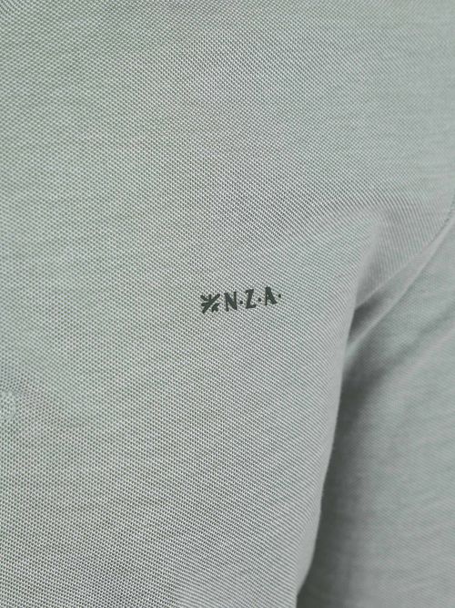 NZA Longsleeve Polo Hamton Piqué Grün Product / Detail
