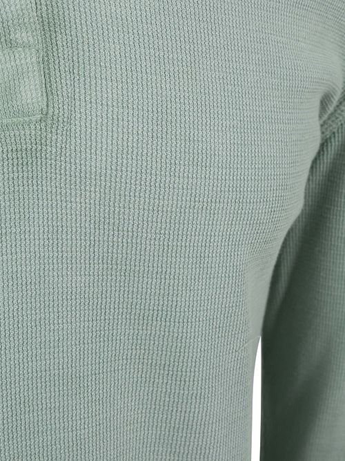 Superdry Pullover Henley Textured Grün Product / Detail