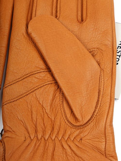 Guanto Hestra Andrew in pelle cognac Product / Detail