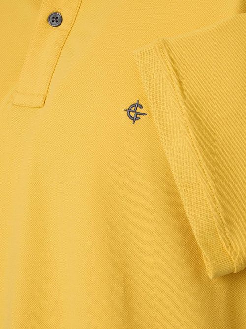CASAMODA Polo Stretch Senapsgul Product / Detail
