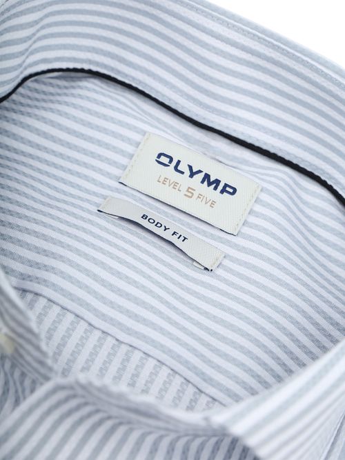 OLYMP Hemd Level 5 Luxury Stripe Hellblau Product / Detail