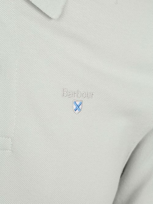 Barbour Pique Poloshirt Haze Blau Product / Detail