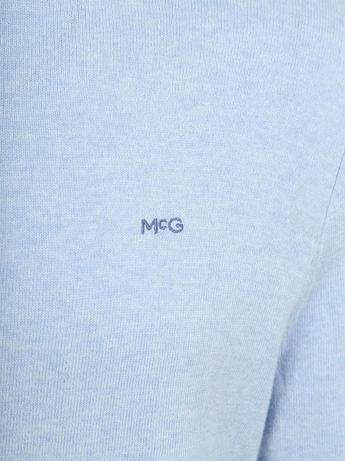 McGregor Half-Zip Pullover Cotton Cashmere Powder Blau