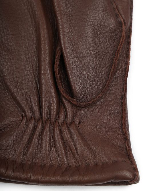 Guanto Hestra Matthew in pelle Chocolate Product / Detail