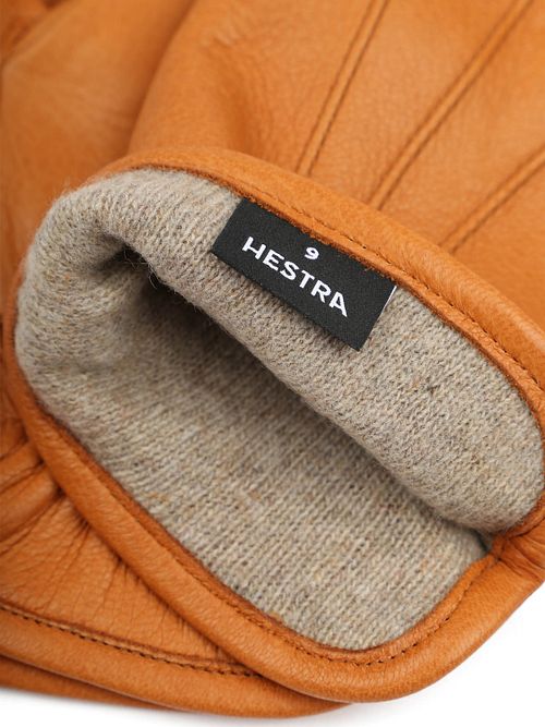 Hestra Handschoen Andrew Leer Cognac Product / Detail