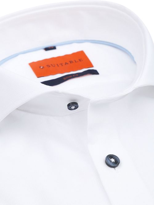 Suitable Meleret Skjorte Hvid Product / Detail